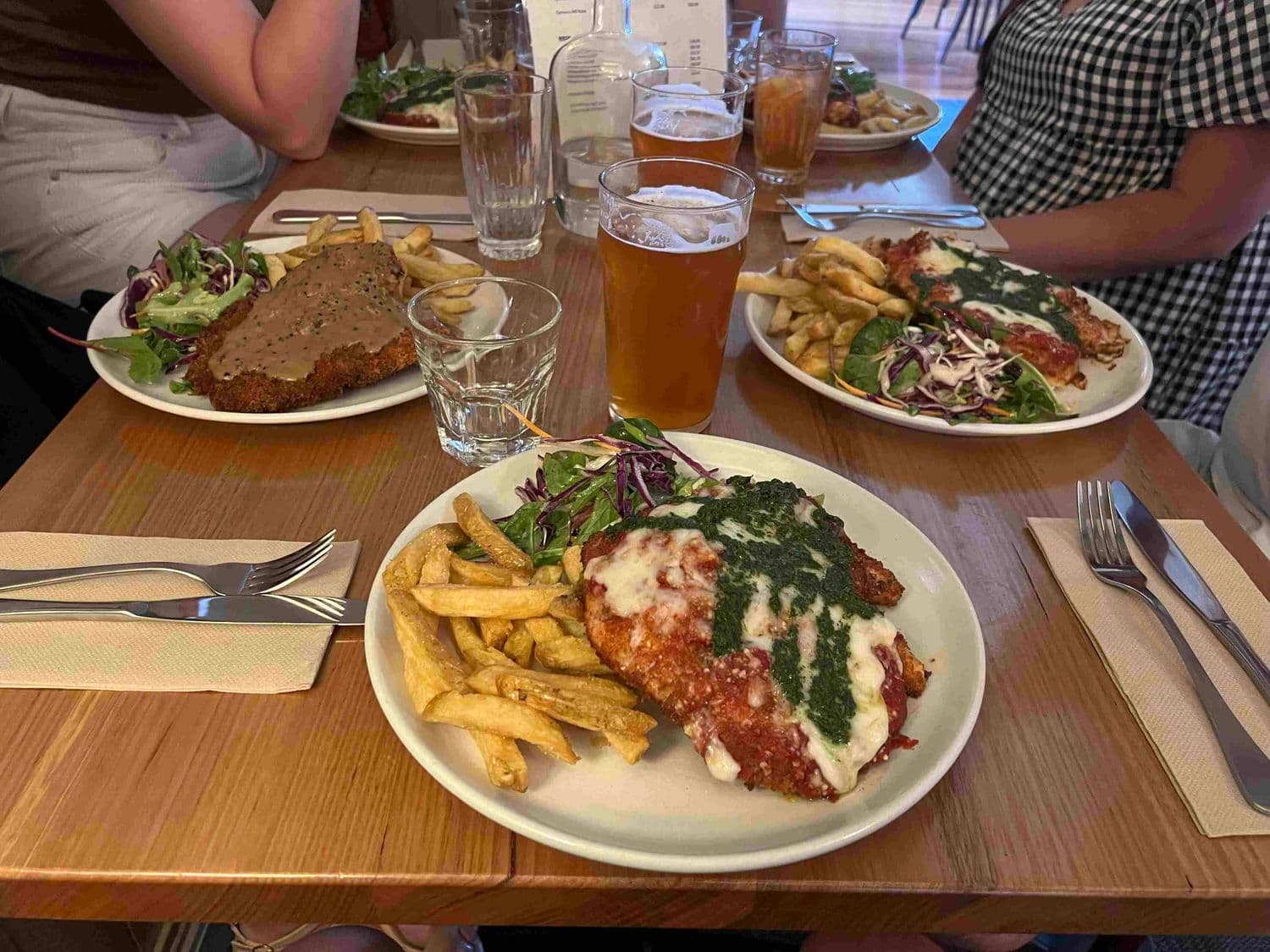 Parmigiana at The Tasmanian Inn